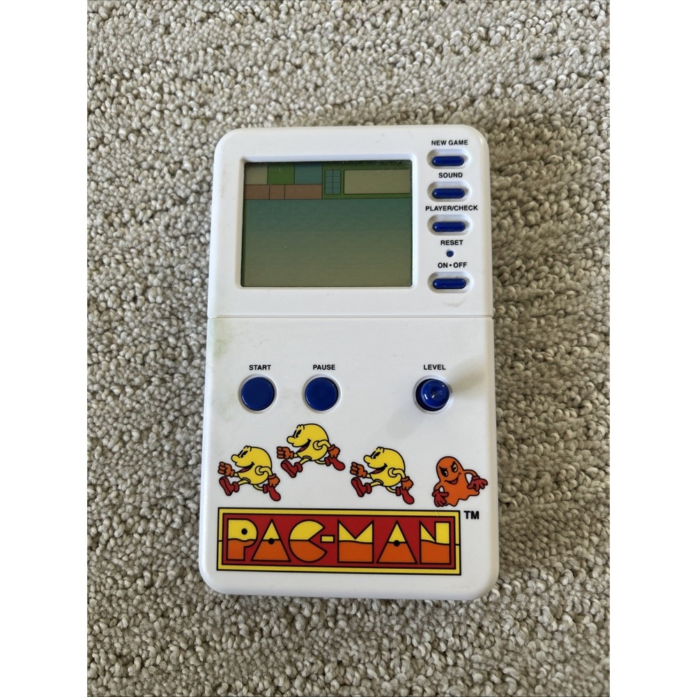 Vintage 1980 Pac-Man Handheld LCD Video Game Original - TESTED